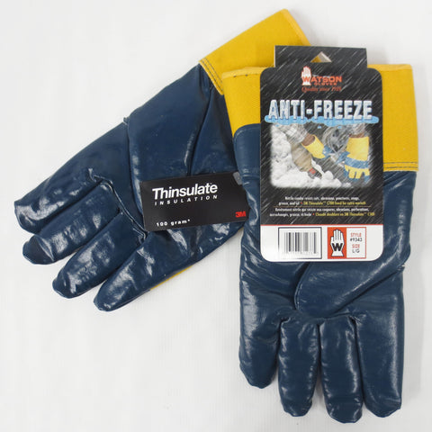 Professional Work Gloves C100 Gram 3M Thinsulate Insulation with Nitrile Anti Freeze, Large