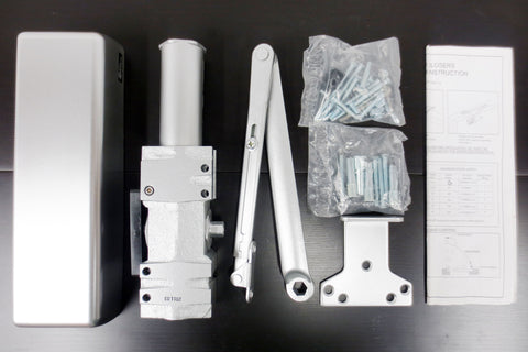 New Commercial Dorex Door Closer 4001AL Multi Size 1-6 Power Adjust, Back Check