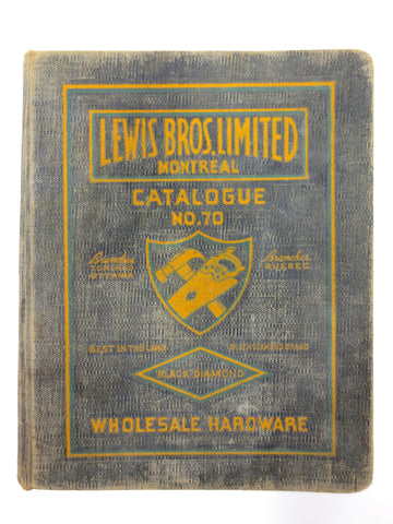Vintage 1950's Lewis Montreal General Hardware Store Catalogue #70, Illustrated