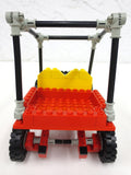 Vintage 1981 Lego Legoland Red Technic Dune Buggy 8845 Car Vehicule, Suspension, Red and Yellow