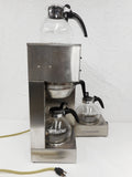 Vintage 1980's Bunn Pour-Omatic Stainless Coffee Maker Machine 3 Warmers, Retro Delicatessen Diner Restaurant Coffee Machine, Ready to Use