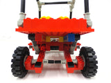 Vintage 1981 Lego Legoland Red Technic Dune Buggy 8845 Car Vehicule, Suspension, Red and Yellow