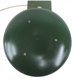 Vintage Mid Century Architect Drafting Lamp Signed Wheeler Sight Light, Dark Army Green, Star Trek Flying Saucer UFO Shape, Swivels 360