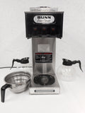 Vintage 1985 Bunn Pour-Omatic Stainless Coffee Maker Machine 3 Warmers, Retro Delicatessen Diner Restaurant Coffee Machine, Ready to Use