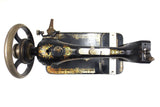Antique 1884 New Williams Montreal Sewing Machine, Gold, Black, Red Cherries
