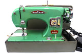 Rare Vintage Bel Air Super De Luxe Industrial Sewing Machine, Apple Green, 1950s