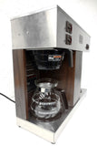 Vintage Bunn Pour-Omatic VPS Industrial Coffee Machine Faux Wood 3 Heaters 2 Jars