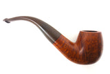 Large Peterson Tobacco Pipe Straight Grain #6, Ireland Republic, Vintage, Curved